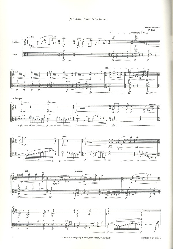 Fantasia poectica op.101b für Hackbrett