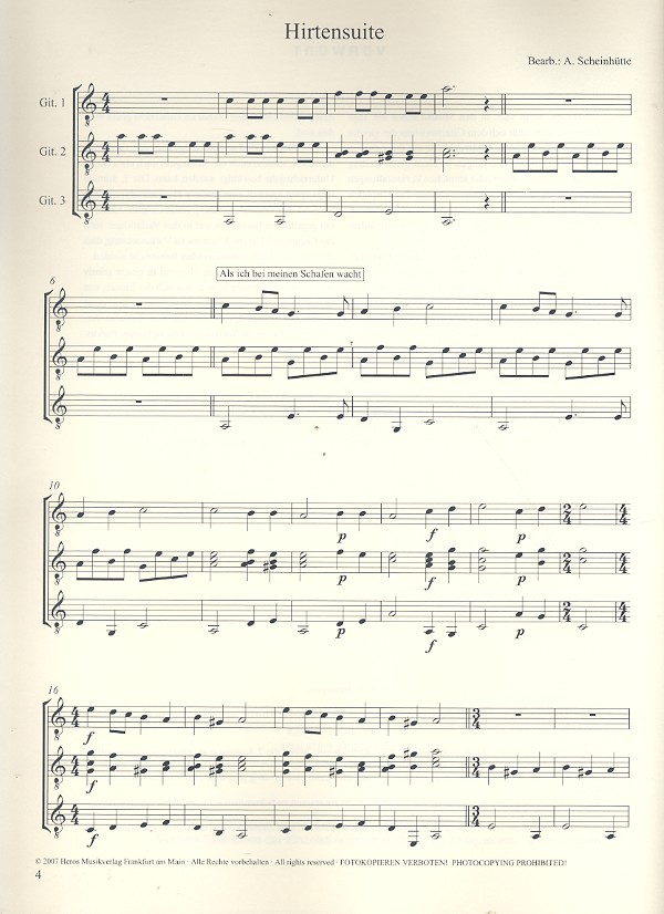 Hirtensuite und Variation über "Morgen kommt der Weihnachtsmann"