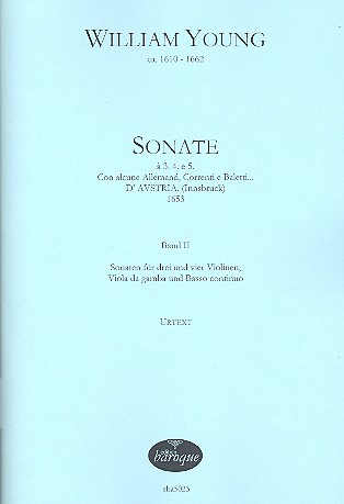 Sonaten à 3, 4 e 5 Band 2 für 3-4 Violinen,