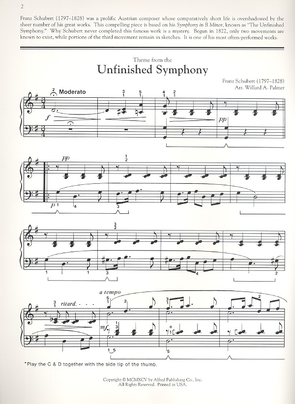 Theme from Unfinished Symphony