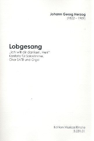 Lobgesang op.49 für Solo, gem Chor
