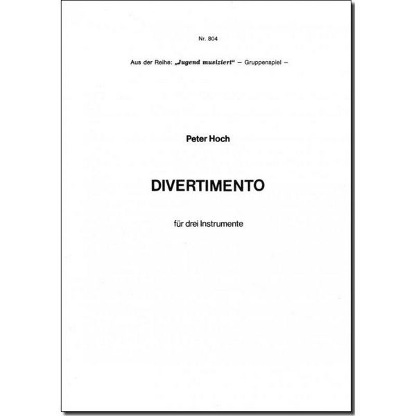 Divertimento für 3 Instrumente