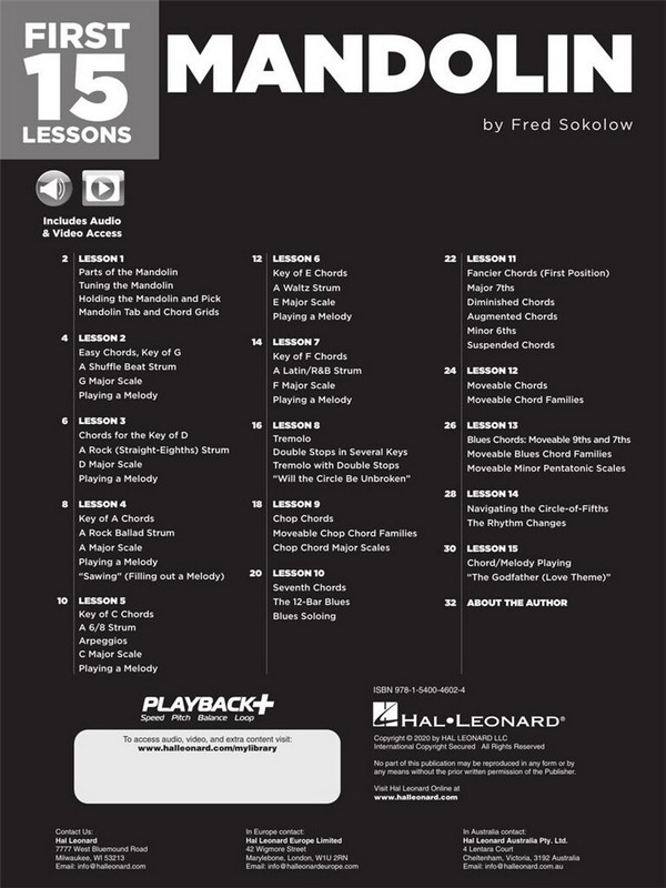 First 15 Lessons (+Online Audio+Video)