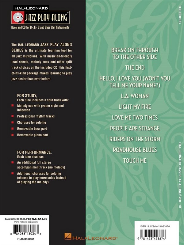 The Doors (+CD): for Bb, Eb, C