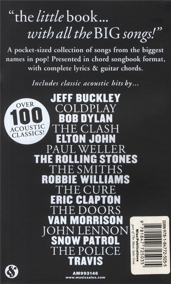 The little black Songbook: More Acoustic Hits