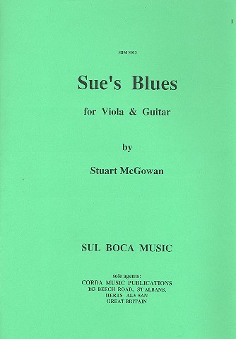Sue's Blues for viola and guitar
