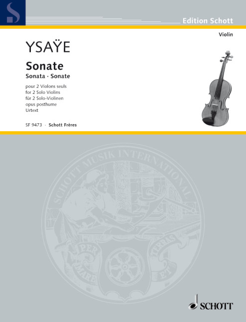 Sonate op.posthume pour 2 violons