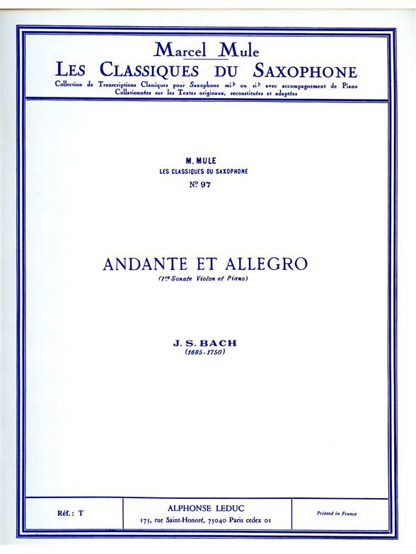 Andante et Allegro de sonate no.1