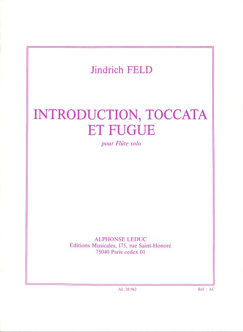 Introduction Toccata et Fugue pour flute