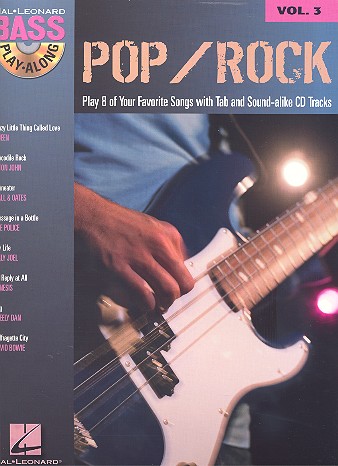 Pop/Rock (+CD): Bass Playalong vol.3