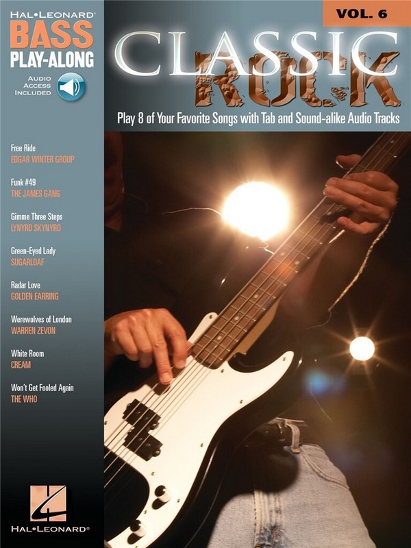 Classic Rock (+CD): Bass playalong vol.6