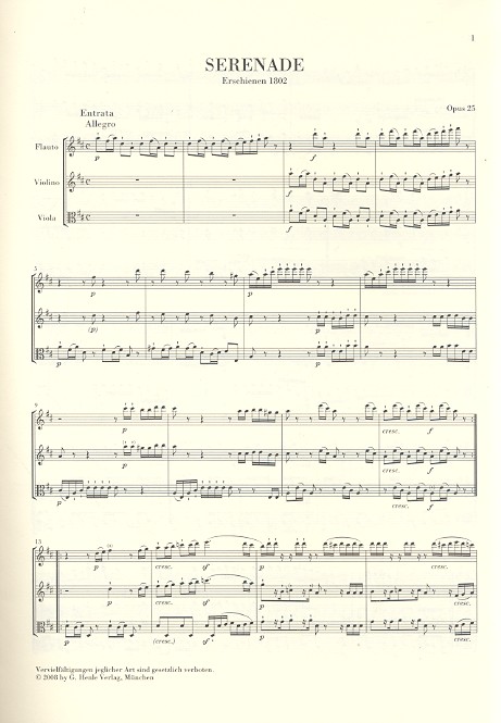 Serenade op.25