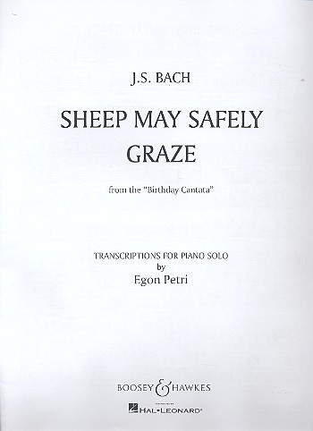 Sheep may safely graze