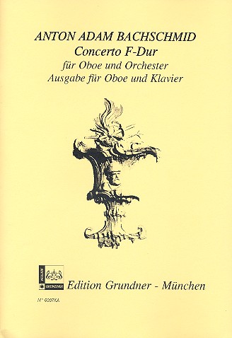 Konzert F-Dur für Oboe und Orchester