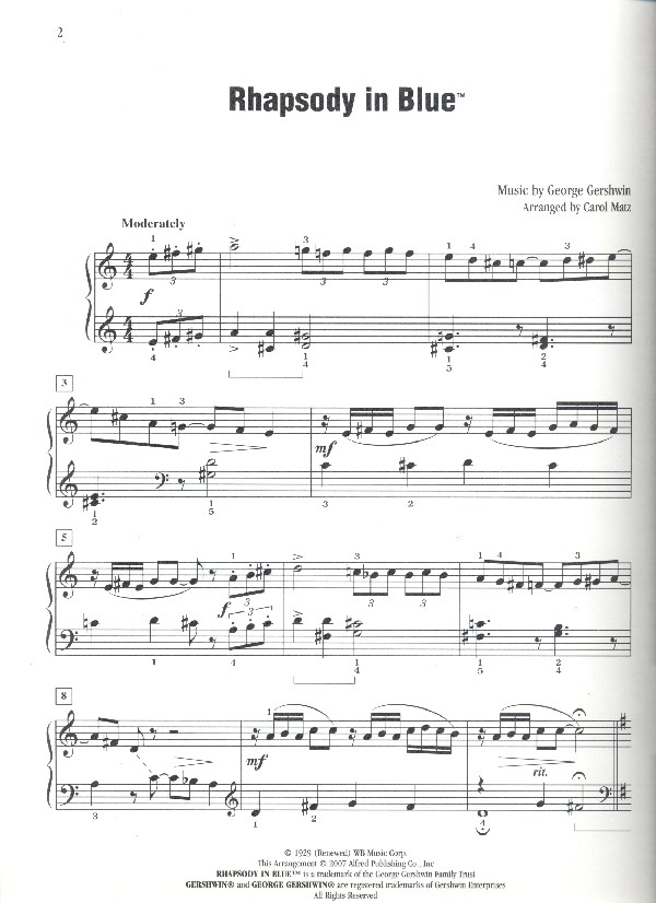 Rhapsody in Blue Theme for