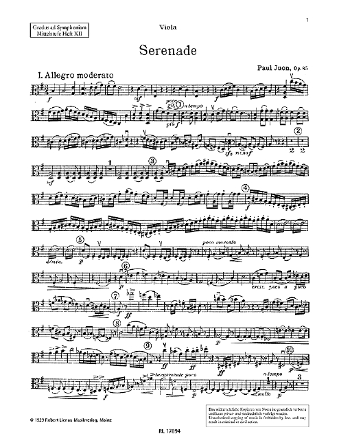 Serenade op.85