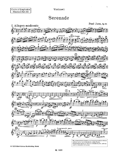 Serenade op.85