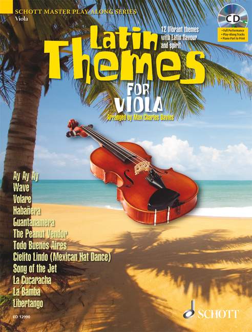 Latin Themes (+CD): für Viola