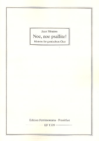 Noe noe Psallite für gem Chor a cappella