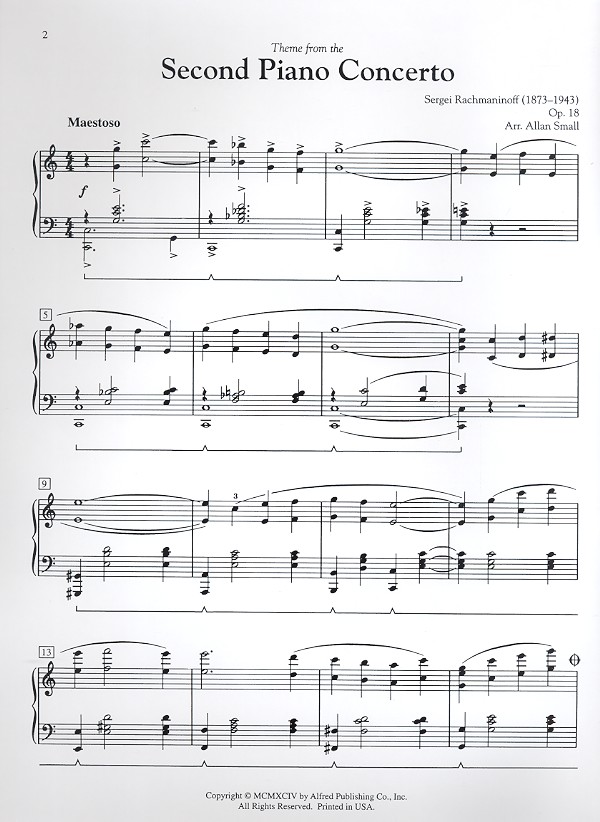 Theme from Piano Concerto no.2