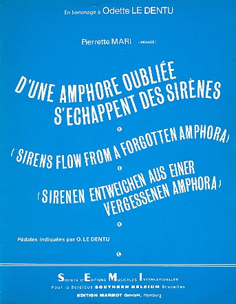 D'une amphore oubliée s'echappent des sirènes