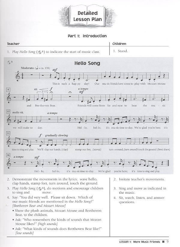 Classroom Music for little Mozarts -