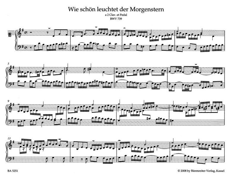 Orgelchoräle aus unterschiedlicher Überlieferung 