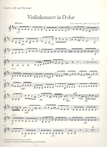Konzert D-Dur op.1,4
