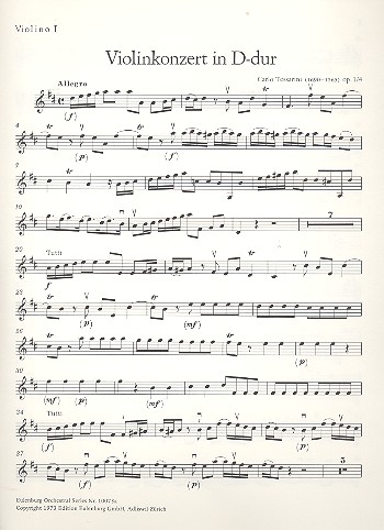 Konzert D-Dur op.1,4