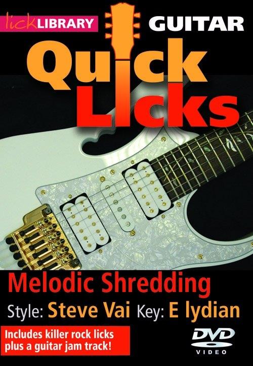 Melodic Shredding Style Steve Vai Key E lydian