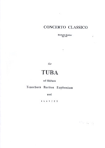Concerto classico op.141 für Tuba