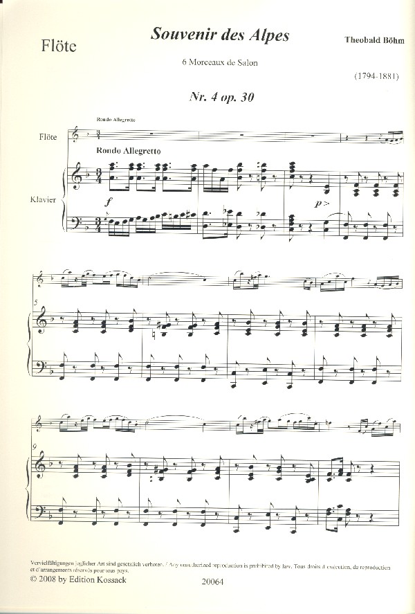 Souvenir des Alpes Band 2 (Nr.4-6)