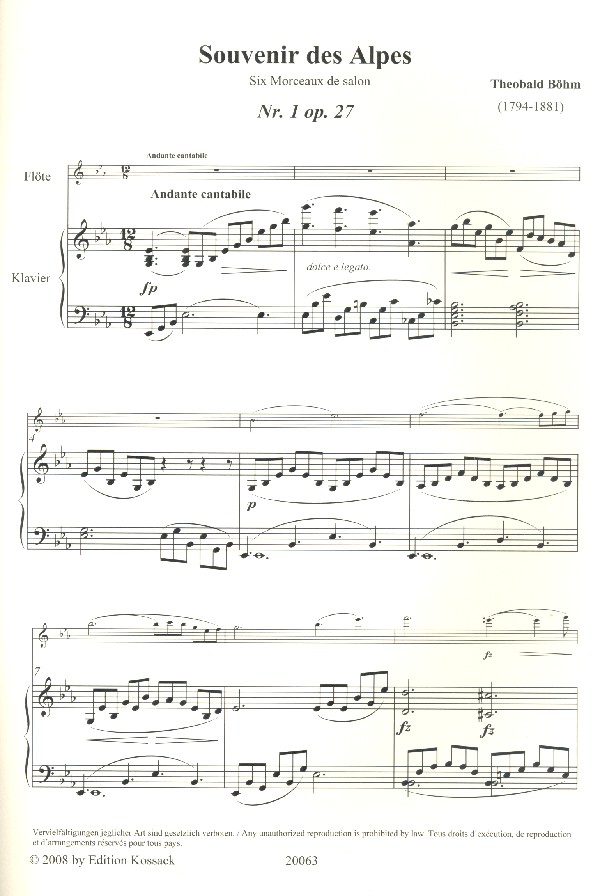 Souvenir des Alpes Band 1 (Nr.1-3)