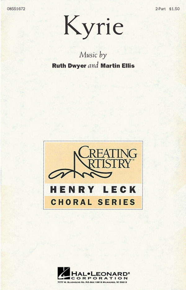 Kyrie for 2-part chorus, C-instrument