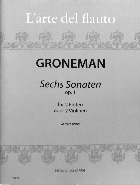 6 Sonaten op.1 für 2 Flöten (Violinen)