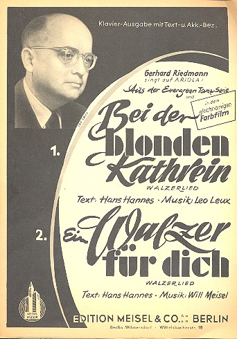 Ein Walzer für Dich  und  Bei der blonden