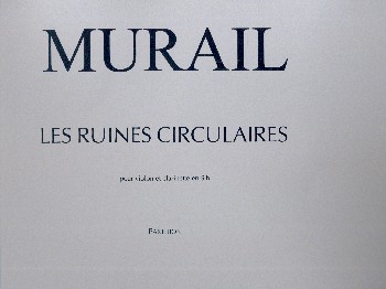 Les ruines circulaires pour violon