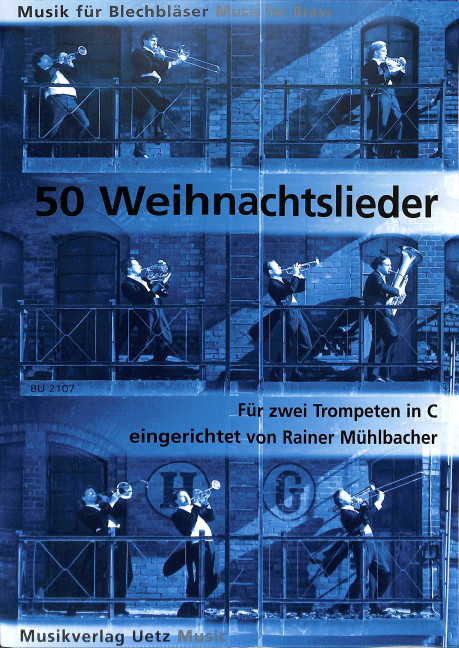 50 Weihnachtslieder für 2 Trompeten in C