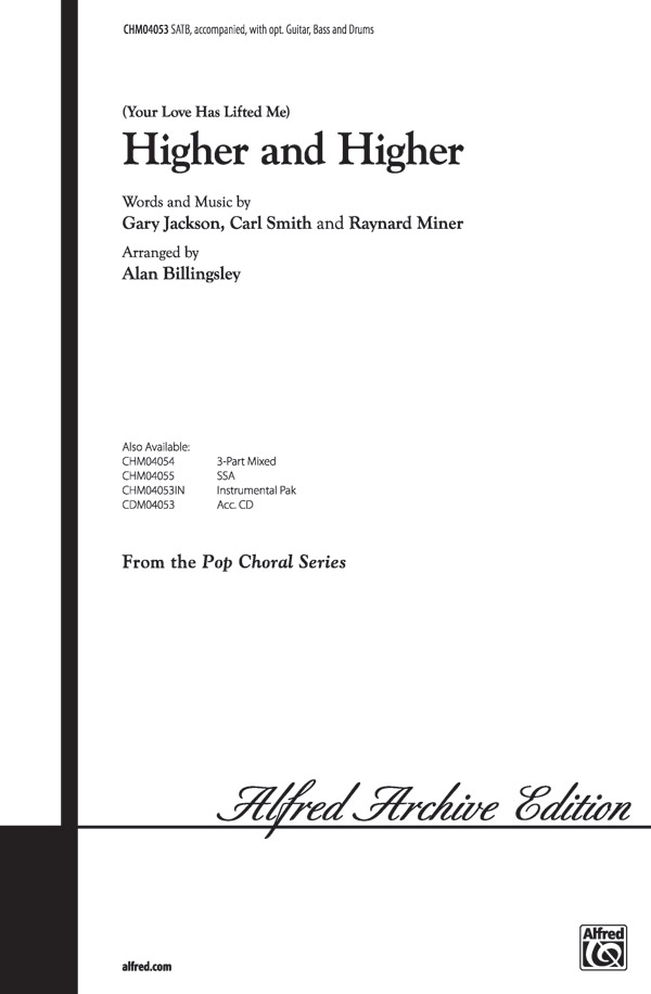 Higher and higher for mixed chorus (SATB)