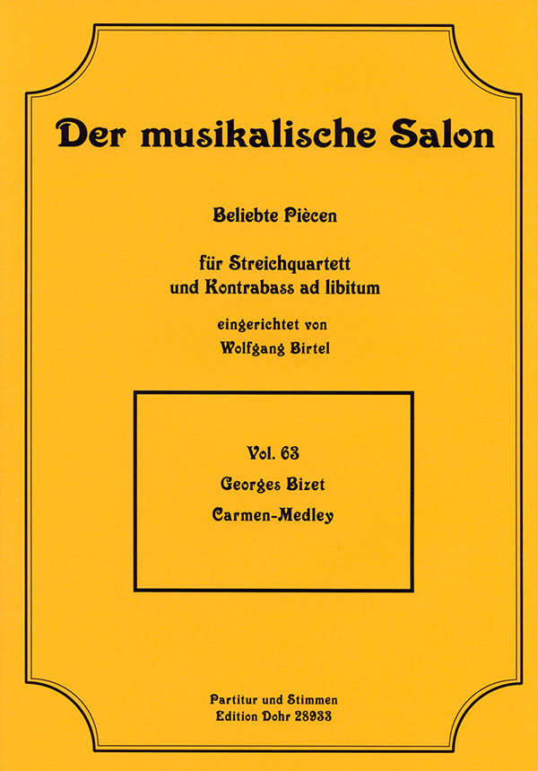 Carmen-Medley für Streichquartett,