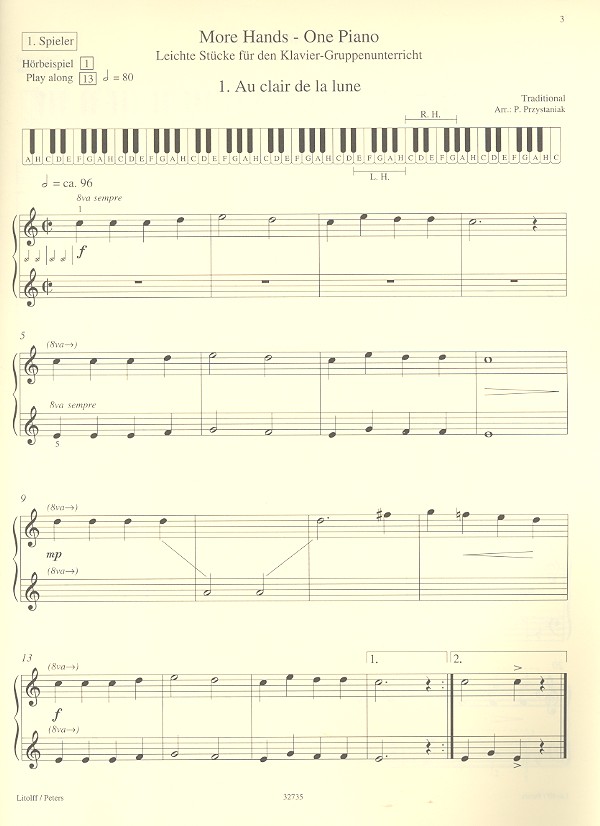 More Hands - One Piano (+CD)