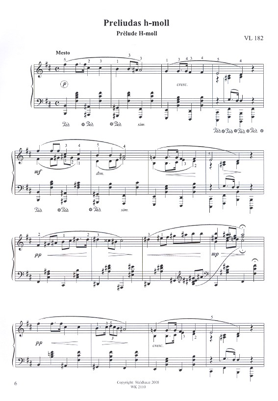 Prélude h-Moll