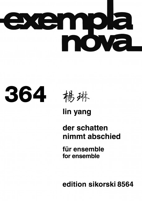 Der Schatten nimmt Abschied für Flöte,