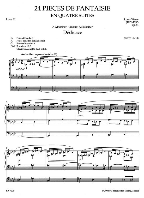 Sämtliche Orgelwerke Band 7,3