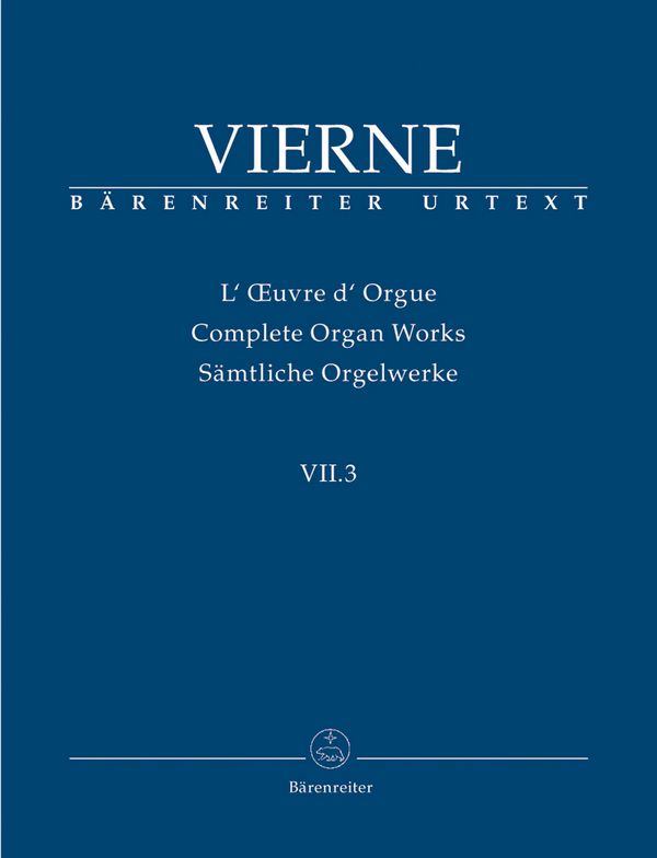 Sämtliche Orgelwerke Band 7,3