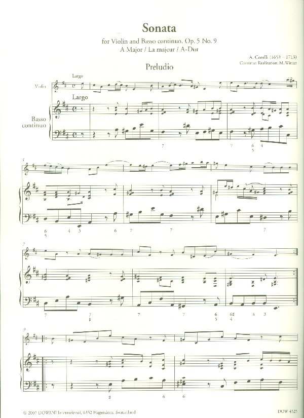 Sonate A-Dur op.5,9 (+CD)