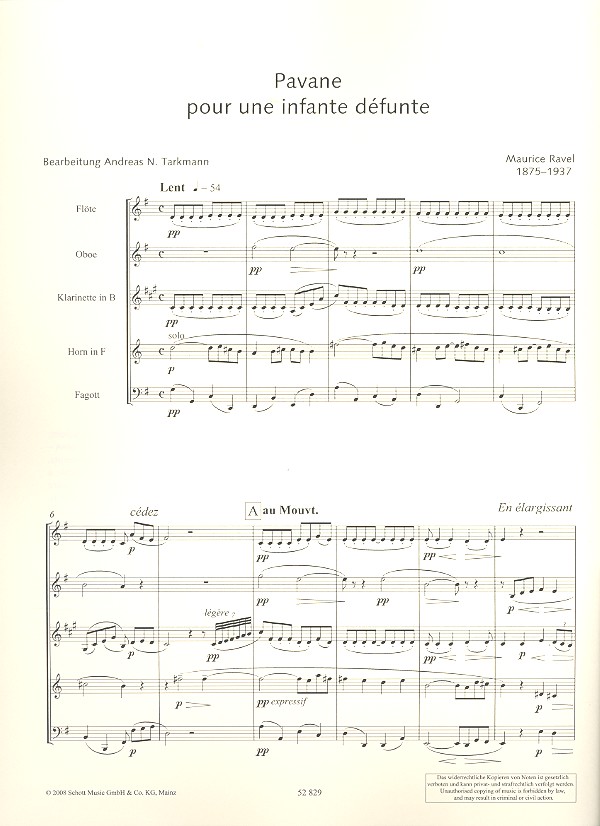 Pavane pour une infante défunte