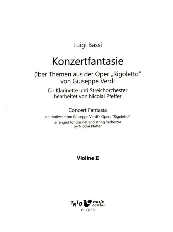 Konzertfantasie über Themen aus der Oper "Rigoletto"