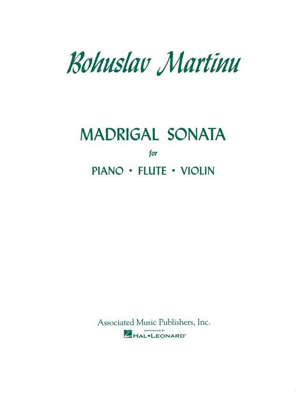 Madrigal Sonata for flute, violin