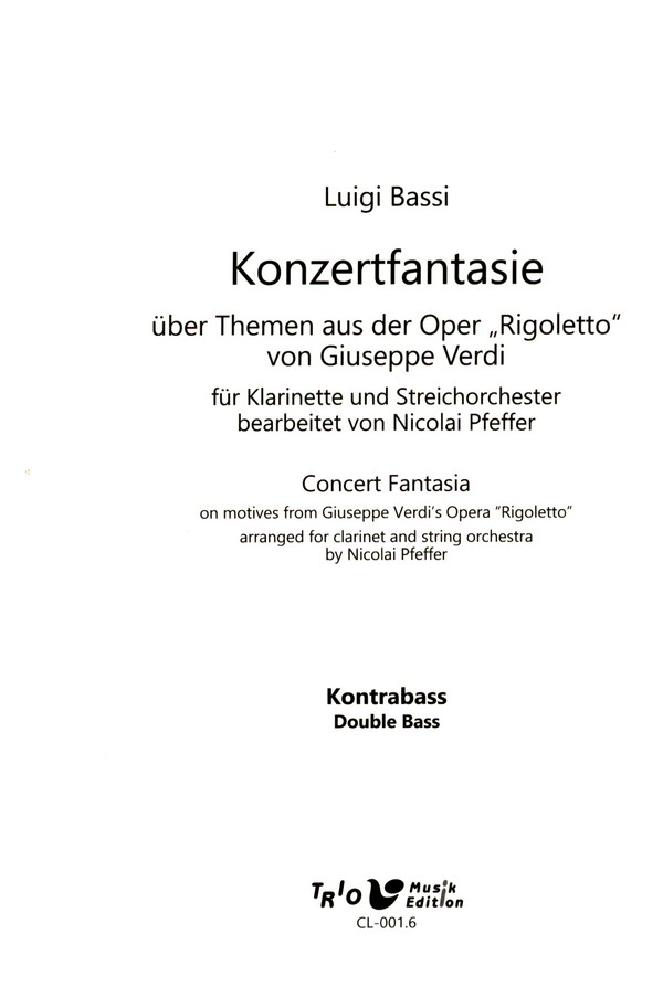 Konzertfantasie über Themen aus der Oper "Rigoletto"